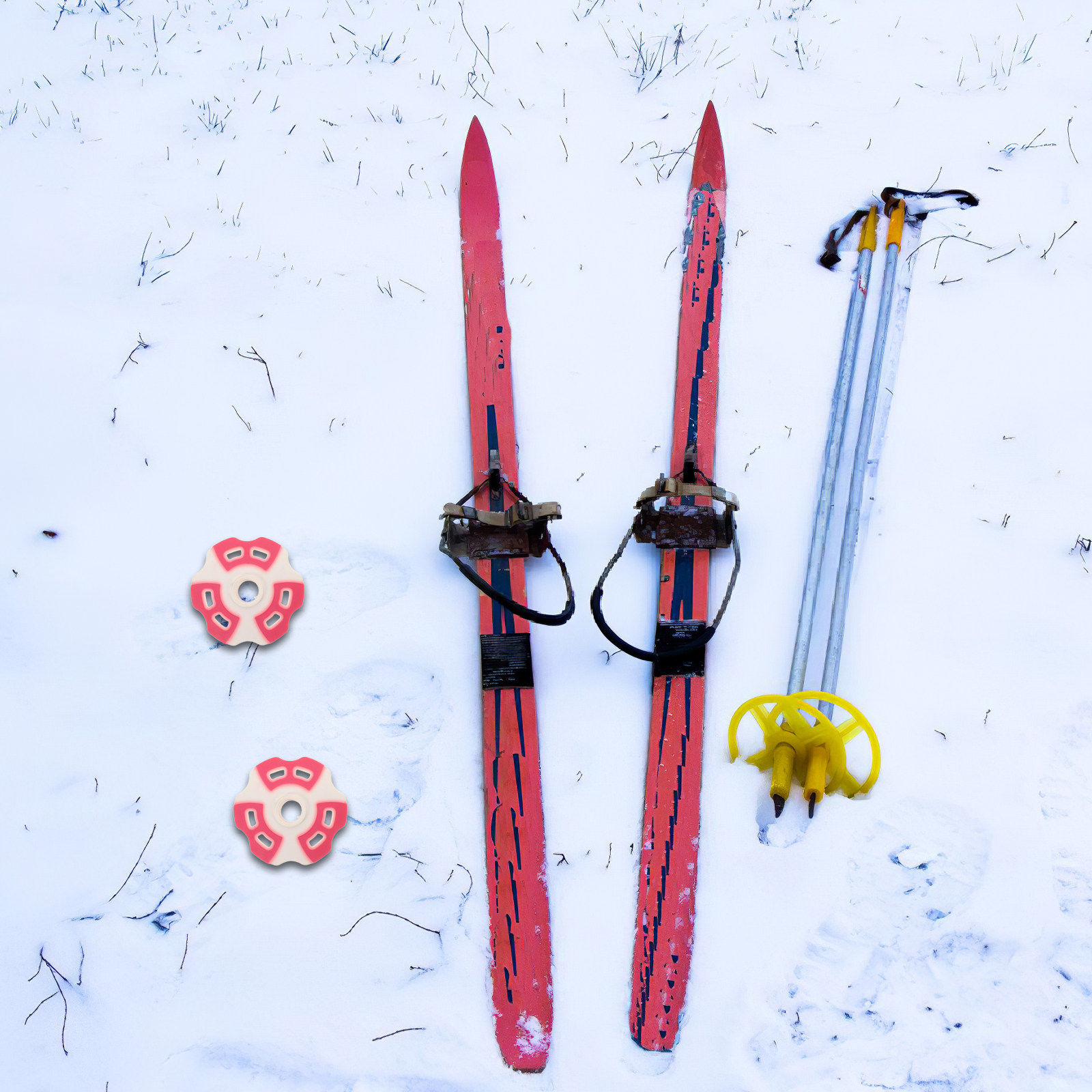 Snow Baskets Mud Baskets Trekking Pole - Cestas para bastones de senderismo, paquete