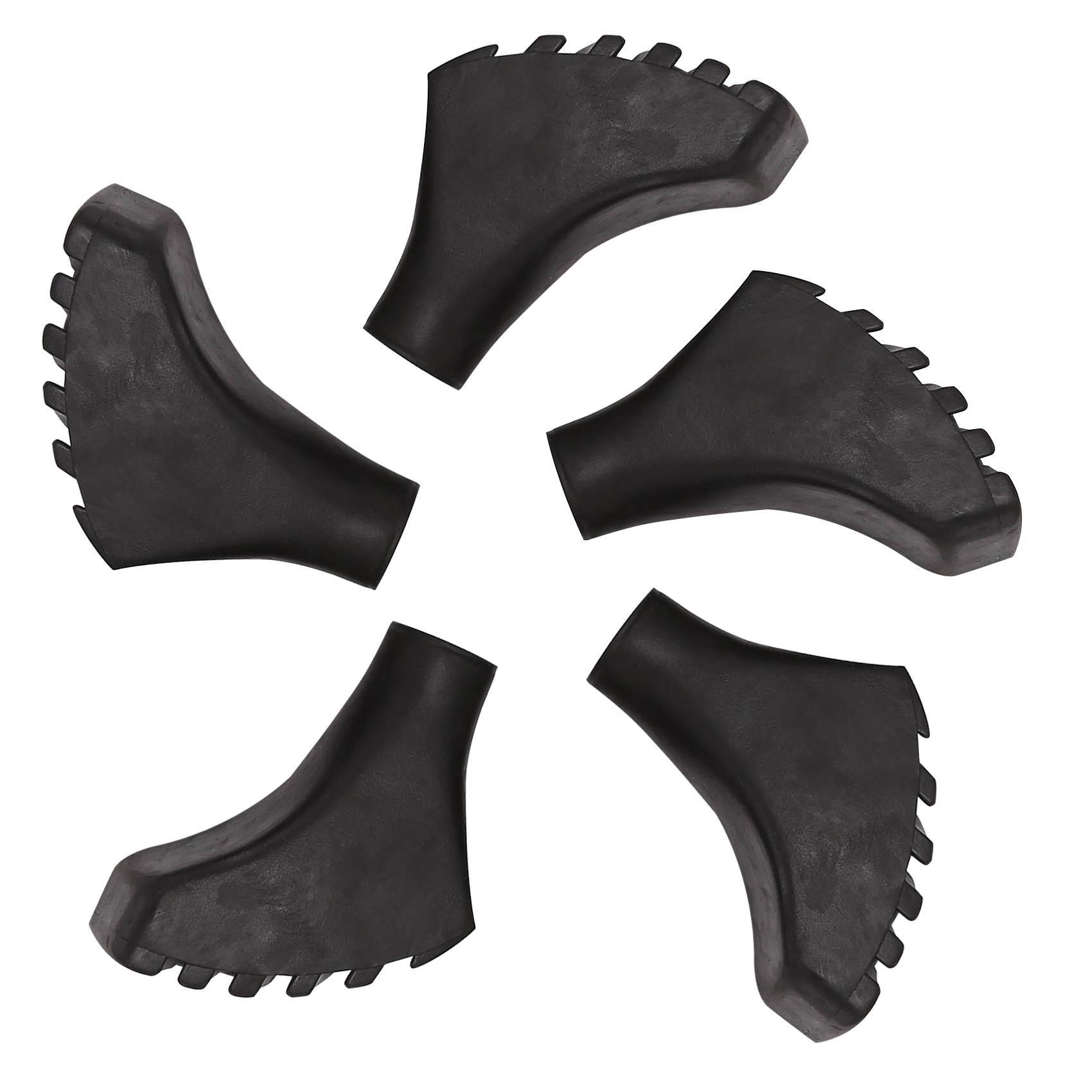 Trekking Pole Rubber Tips Feet Replacement - HOTB72A Paquete de cuatro puntas de