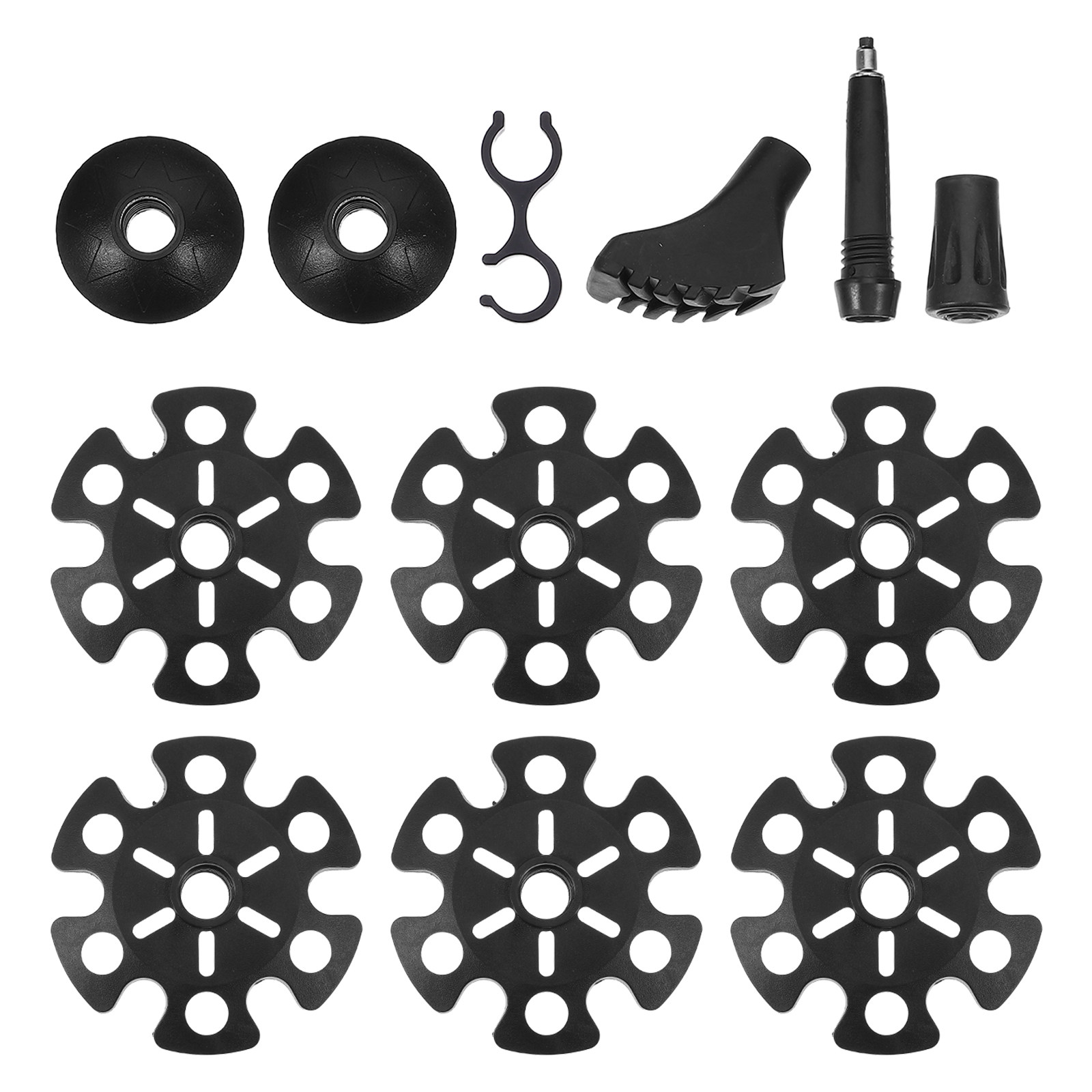 Snow Baskets Mud Baskets Trekking Pole - 1 juego de puntas para bastones