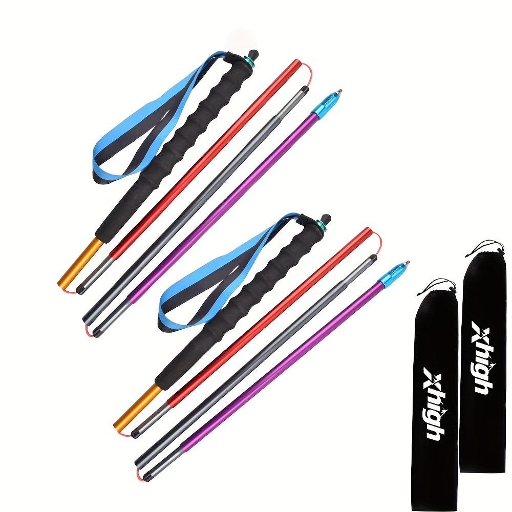 Quick Lock Trekking Poles Aluminum 7075 - Bastones de Trekking plegables ultraligeros de