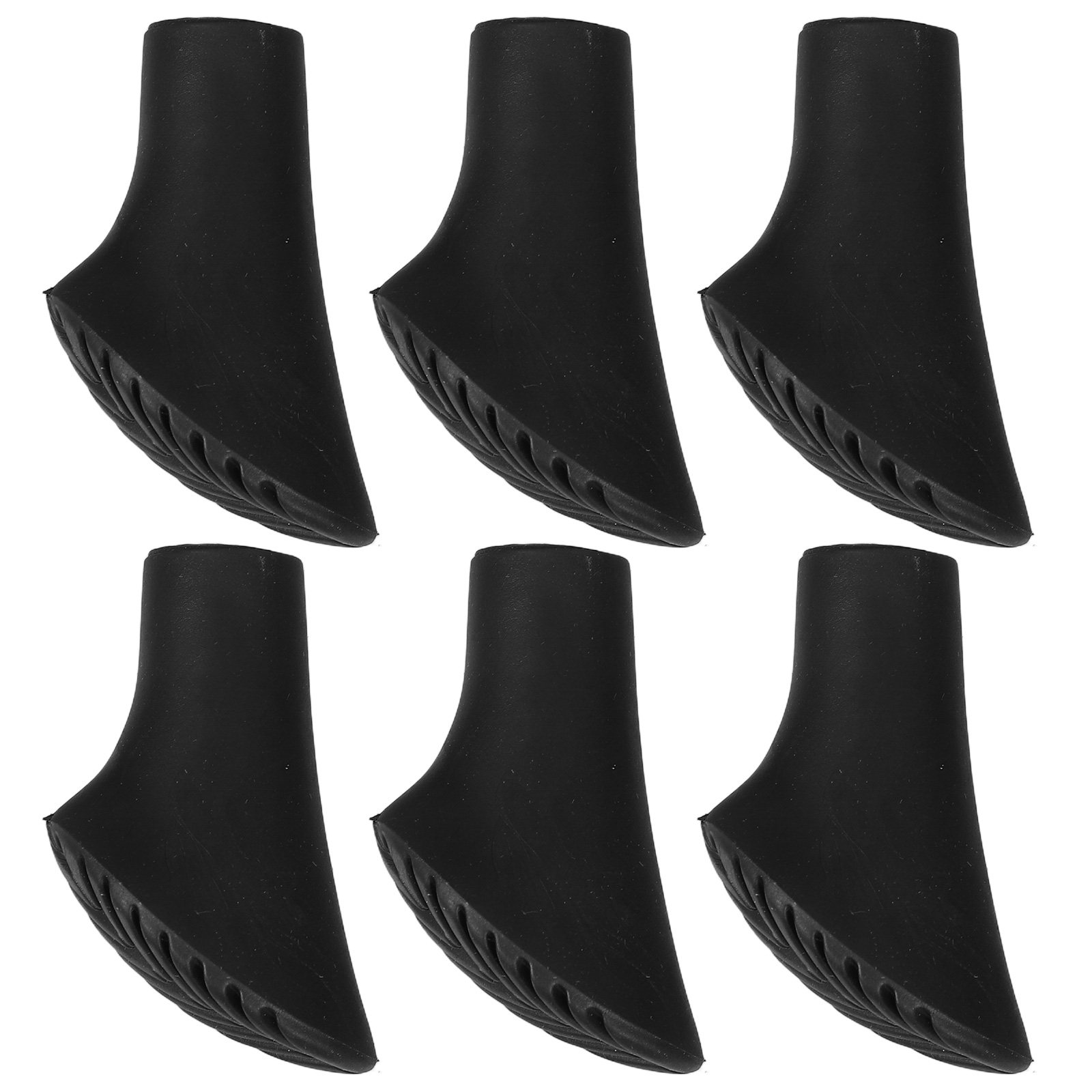 6 puntas de goma para bastones - Trekking Pole Rubber Tips Feet Replacement reseña y precio