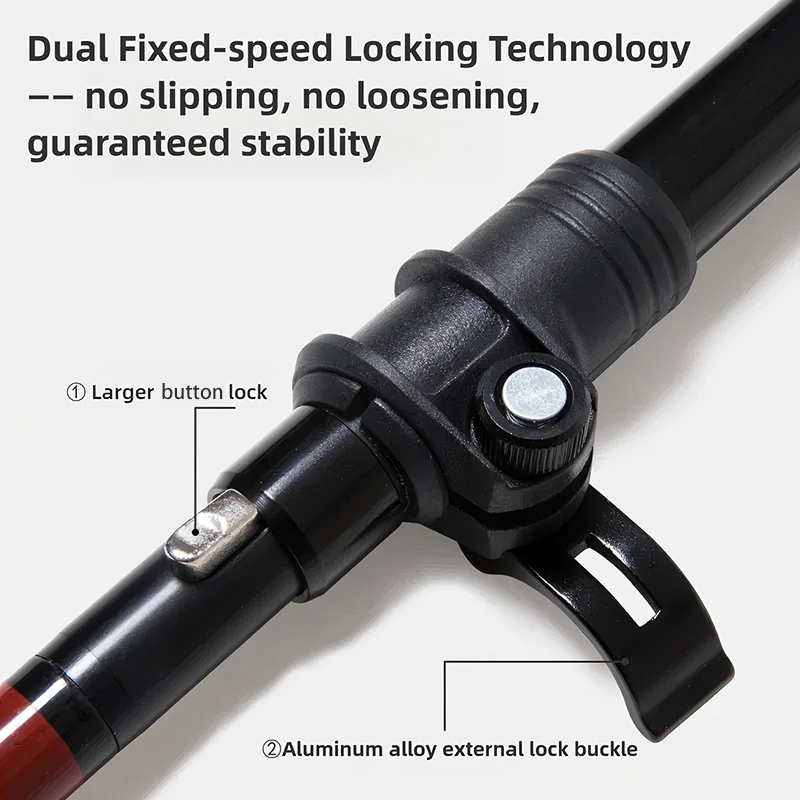 Bastones de Trekking de Fibra  - Folding Walking Sticks Hiking Adjustable reseña y precio