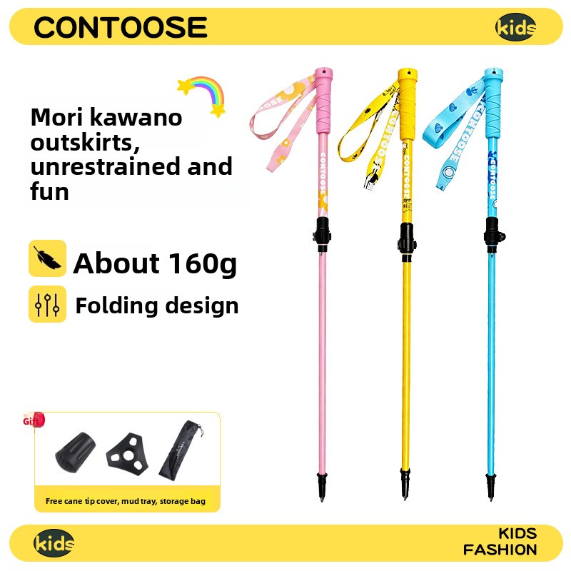 Bastón de Senderismo Plegable  - Folding Walking Sticks Hiking Adjustable reseña y precio
