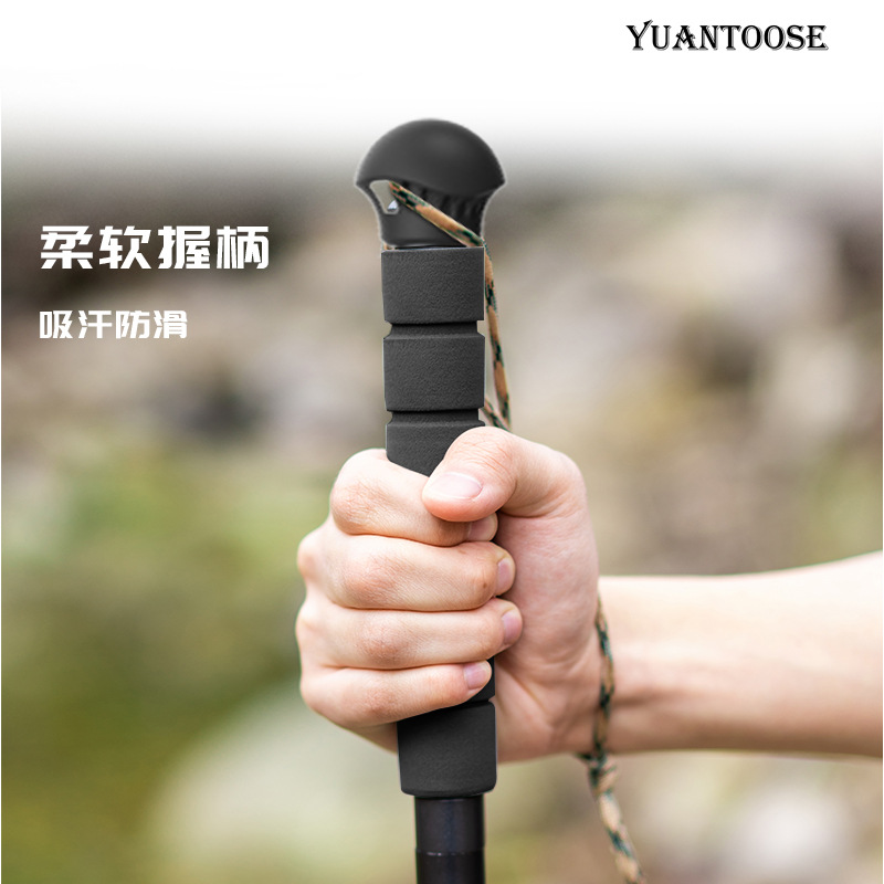 Bastón de Senderismo Plegable  - Folding Walking Sticks Hiking Adjustable reseña y precio