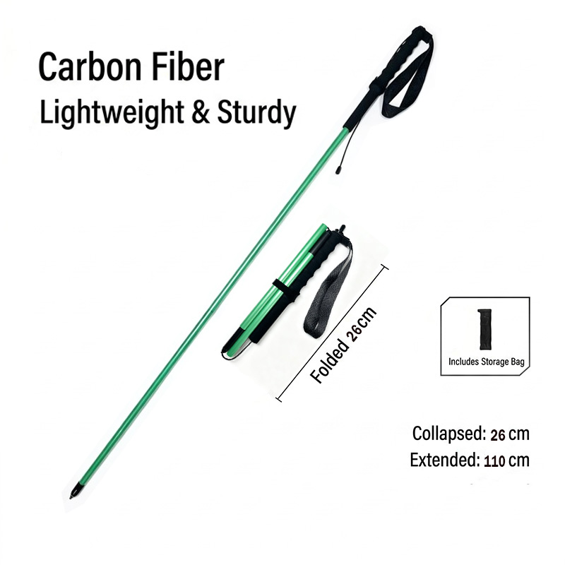 1 Par de Bastones de Trekking  - Carbon Fiber Trekking Poles Ultralight Pair reseña y precio