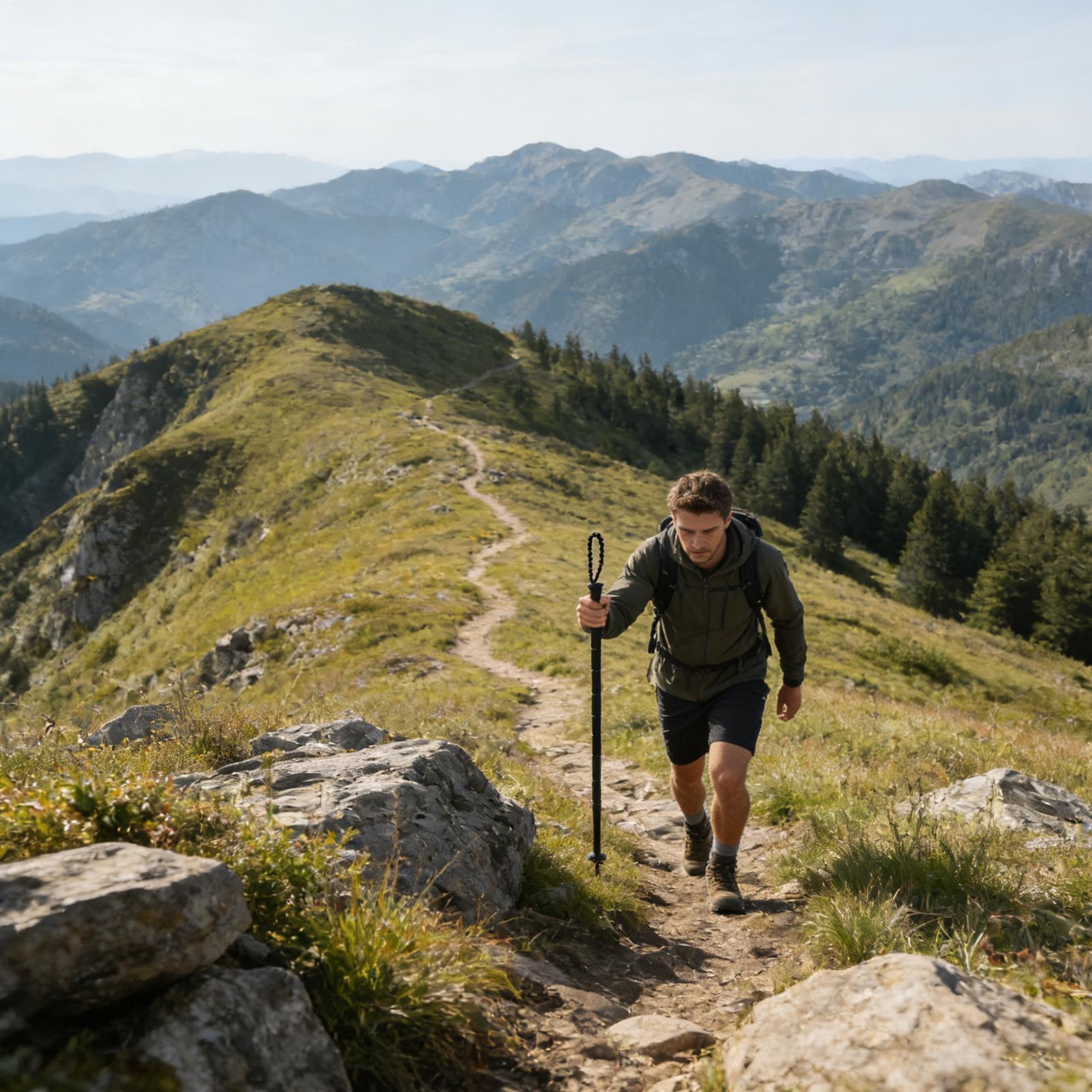 Bastones de Trekking para send - Folding Walking Sticks Hiking Adjustable reseña y precio