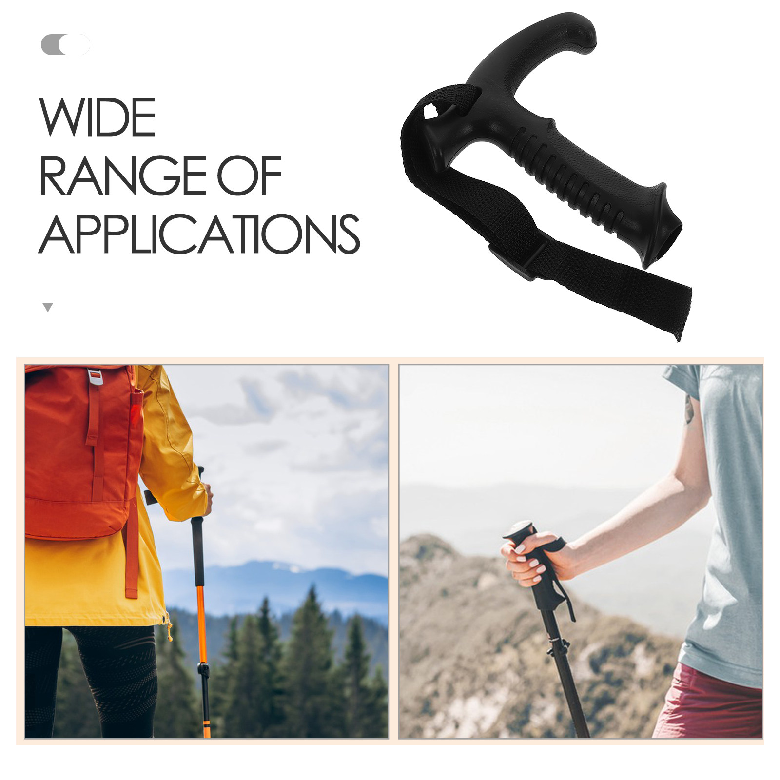Empuñadura ergonómica de plást - Wrist Straps Replacement Trekking Pole reseña y precio