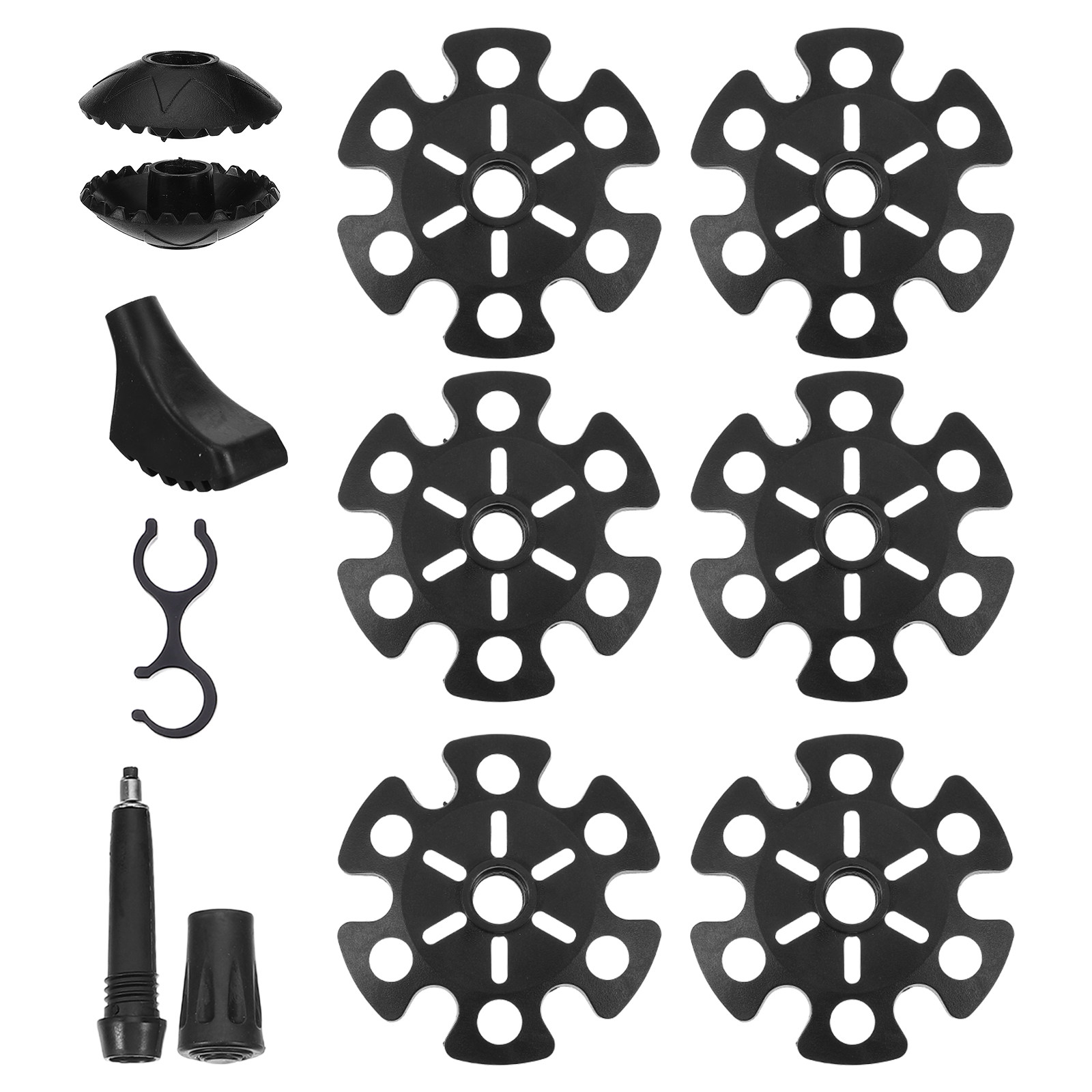 1 juego de protectores para ba - Snow Baskets Mud Baskets Trekking Pole reseña y precio