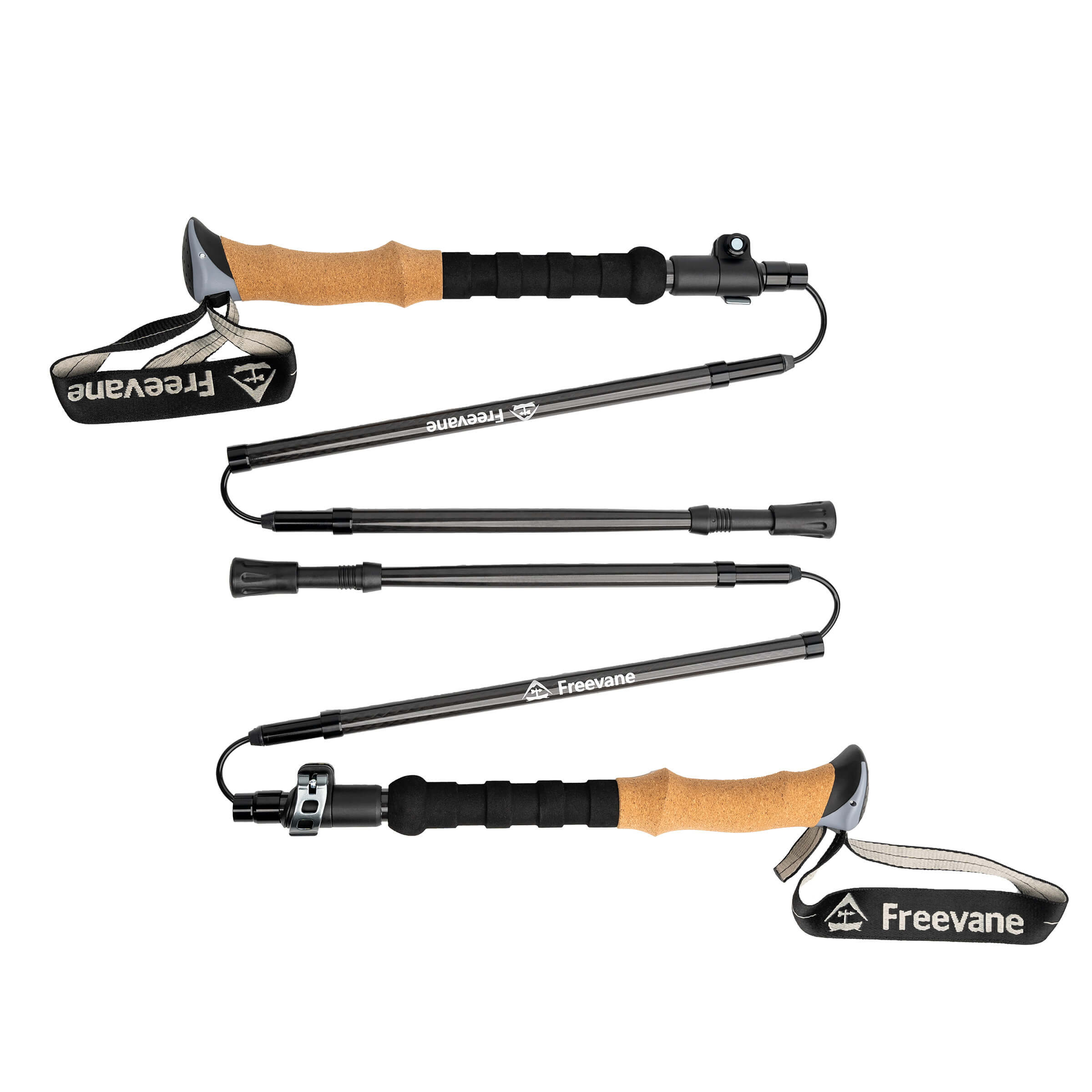 Par de Bastones de Senderismo  - Carbon Fiber Trekking Poles Ultralight Pair reseña y precio