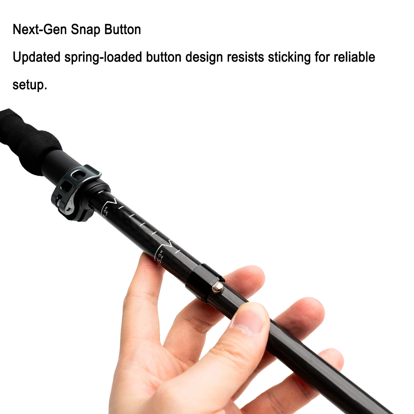 Par de Bastones de Senderismo  - Carbon Fiber Trekking Poles Ultralight Pair reseña y precio