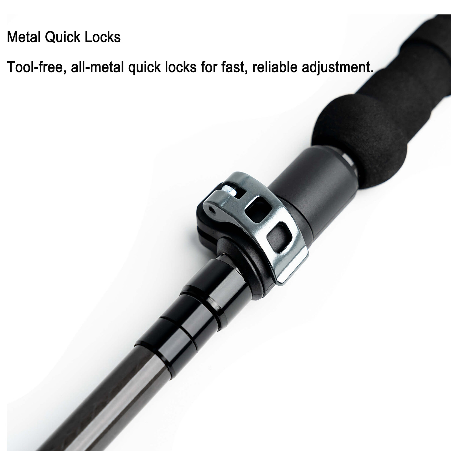 Par de Bastones de Senderismo  - Carbon Fiber Trekking Poles Ultralight Pair reseña y precio
