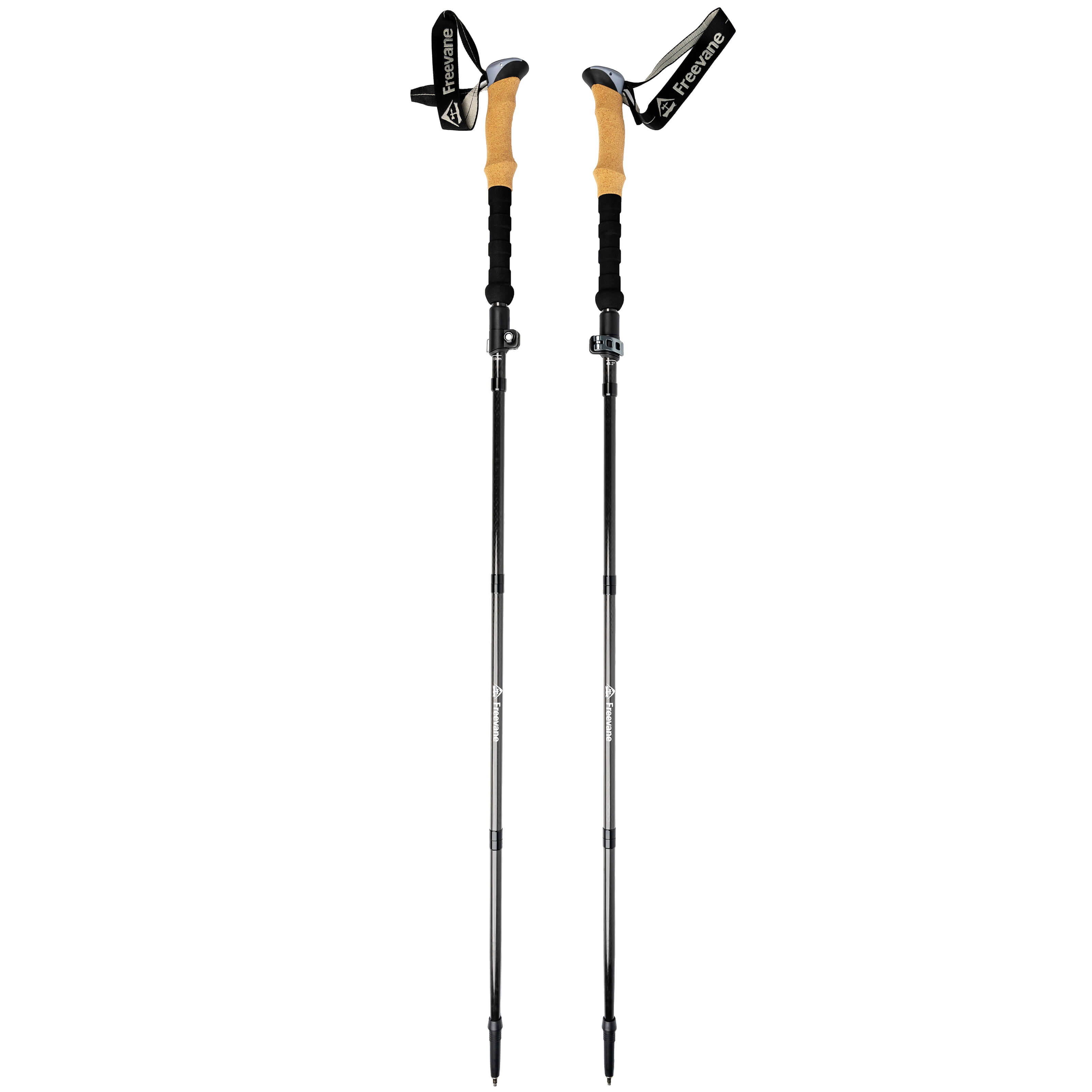 Par de Bastones de Senderismo  - Carbon Fiber Trekking Poles Ultralight Pair reseña y precio