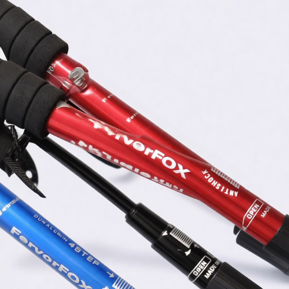 Bastón de senderismo de alumin - Folding Walking Sticks Hiking Adjustable reseña y precio