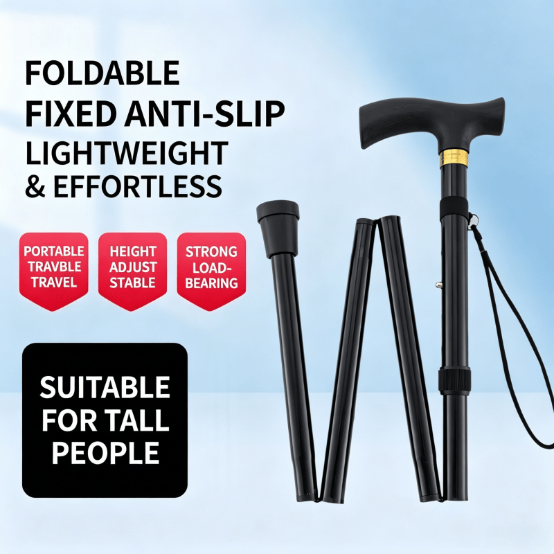 Bastón plegable para caminar,  - Folding Walking Sticks Hiking Adjustable reseña y precio