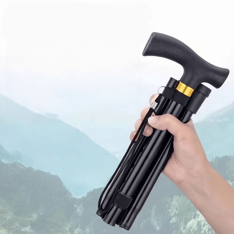 Bastón plegable para caminar,  - Folding Walking Sticks Hiking Adjustable reseña y precio