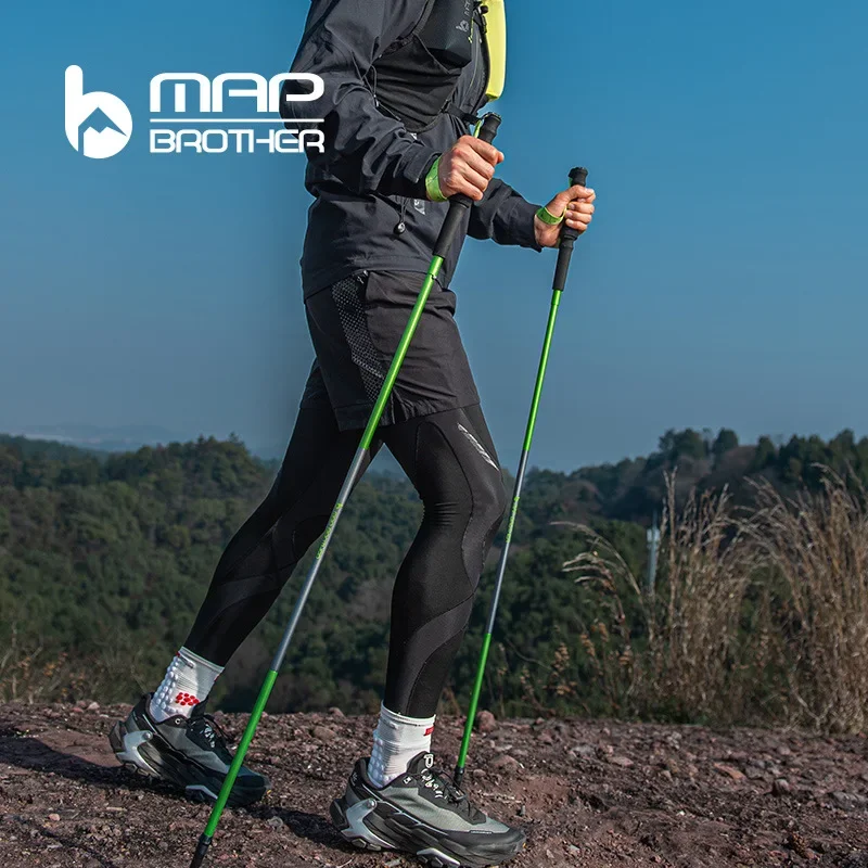 MAP BROTHER-bastón plegable M3 - Quick Lock Trekking Poles Aluminum 7075 reseña y precio
