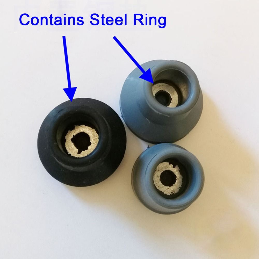 2 unidades de accesorios para  - Trekking Pole Rubber Tips Feet Replacement reseña y precio