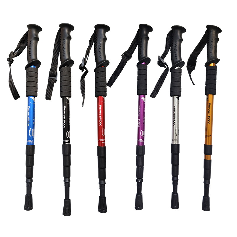 Bastones de Trekking, Bastones - Folding Walking Sticks Hiking Adjustable reseña y precio