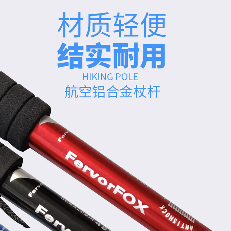Bastones de Trekking, Bastones - Folding Walking Sticks Hiking Adjustable reseña y precio