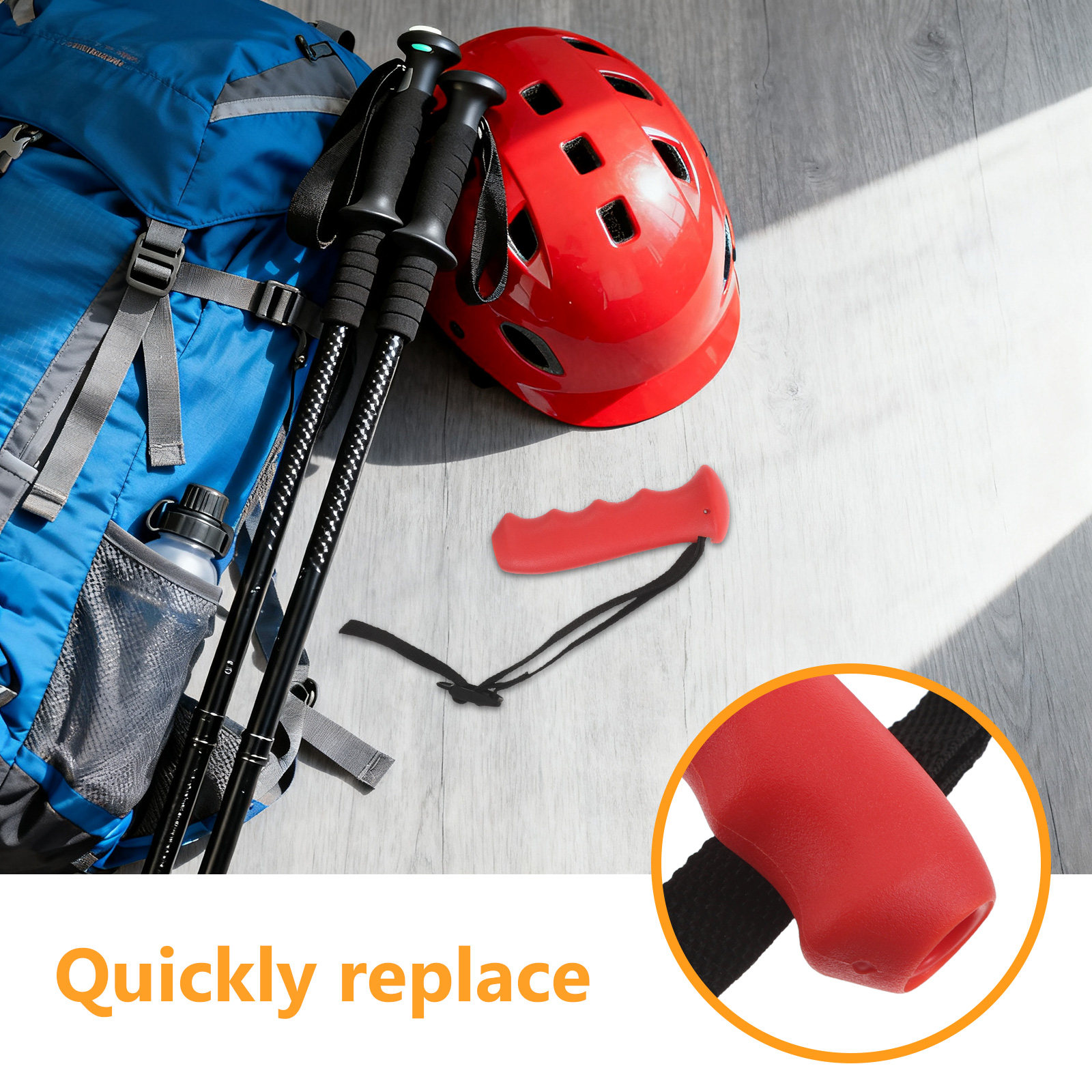 Empuñadura de Repuesto para Ba - Wrist Straps Replacement Trekking Pole reseña y precio