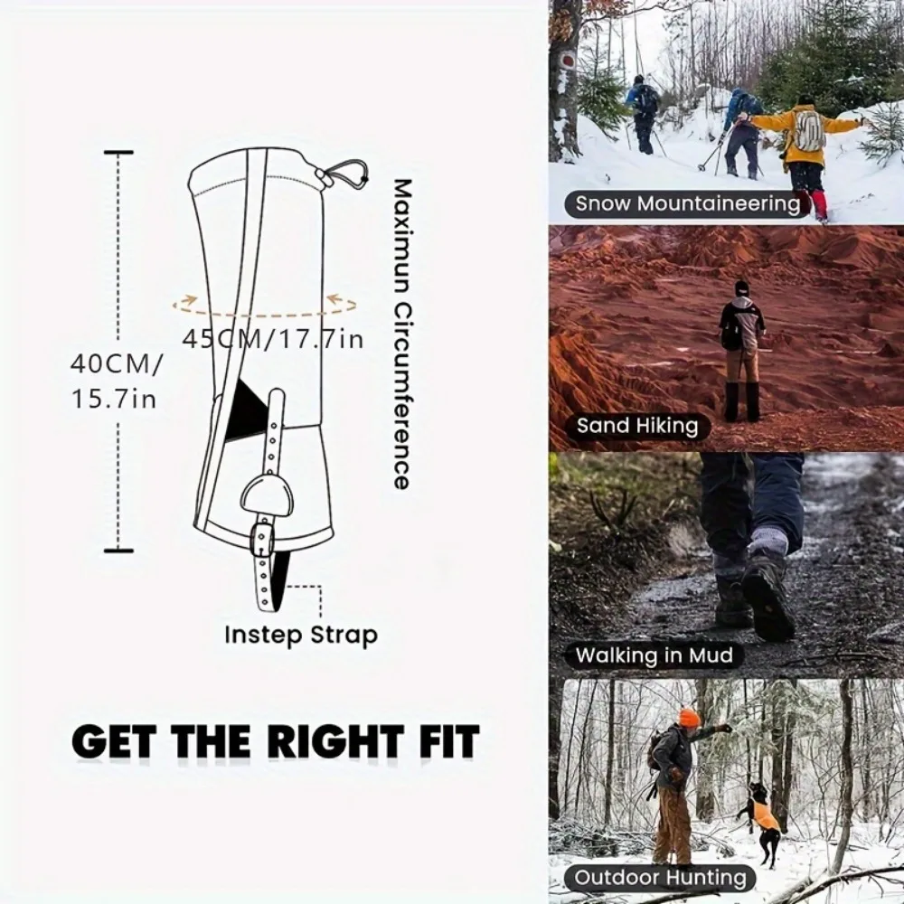 Polainas impermeables para sen - Gaiters Waterproof Breathable Hiking reseña y precio