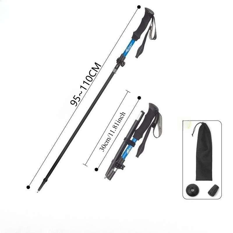 Bastones de Trekking plegables - Folding Walking Sticks Hiking Adjustable reseña y precio
