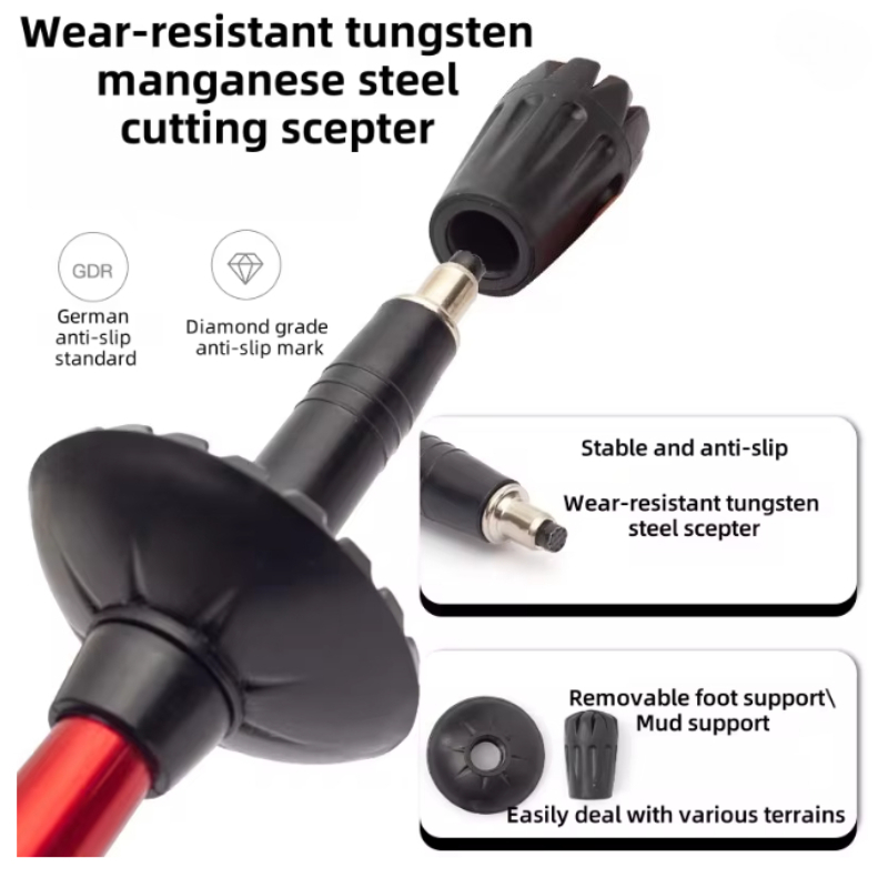 Bastones de Trekking plegables - Folding Walking Sticks Hiking Adjustable reseña y precio