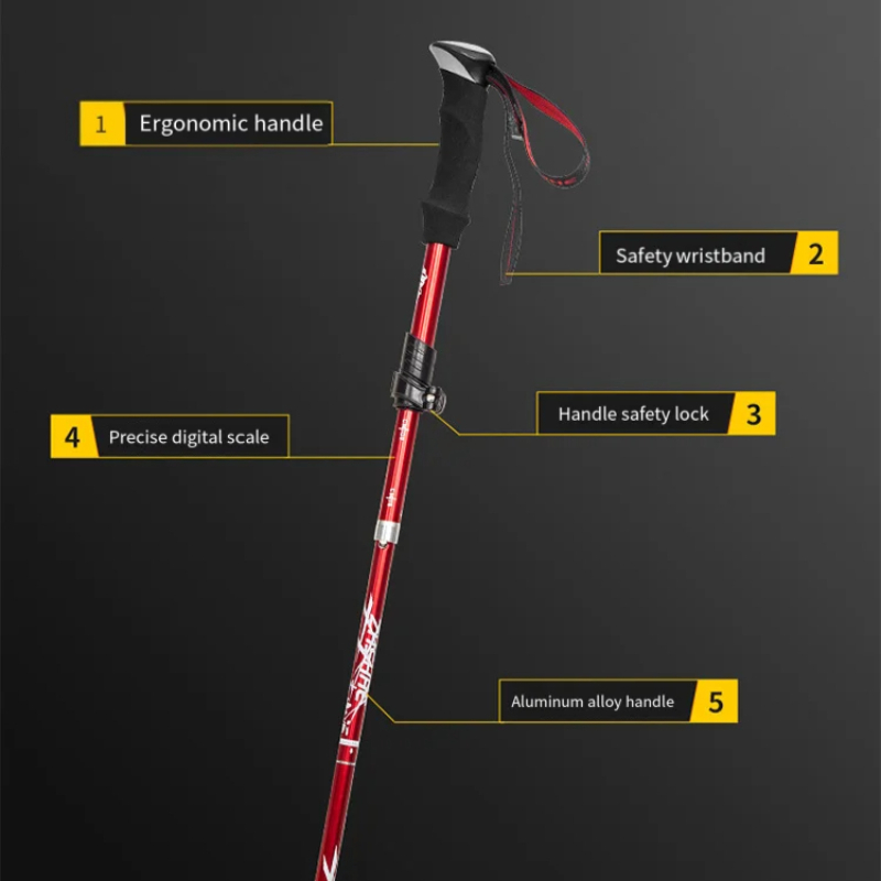 Bastones de Trekking plegables - Folding Walking Sticks Hiking Adjustable reseña y precio