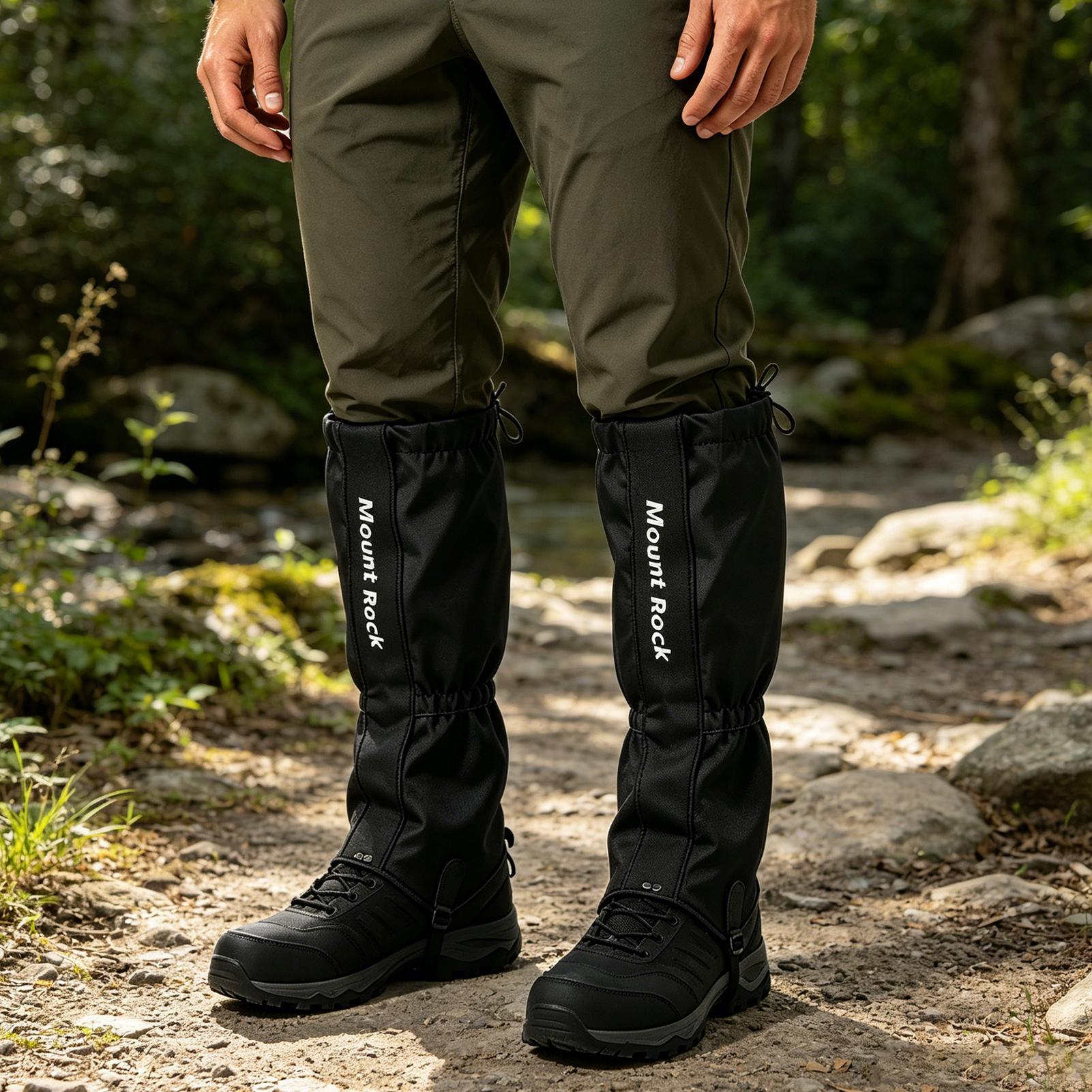 1 Par de Polainas Impermeables - Gaiters Waterproof Breathable Hiking reseña y precio