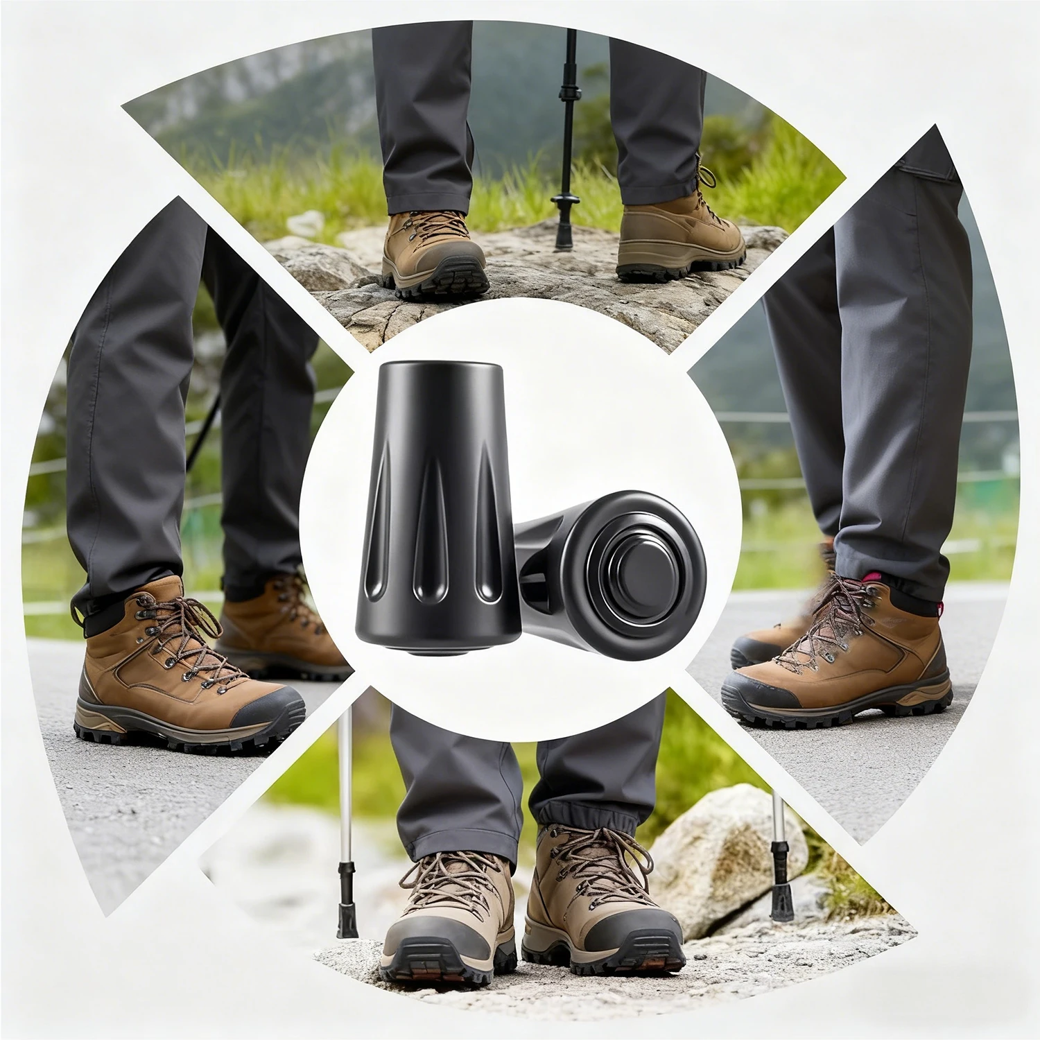 10-40 unidades de puntas de go - Trekking Pole Rubber Tips Feet Replacement reseña y precio