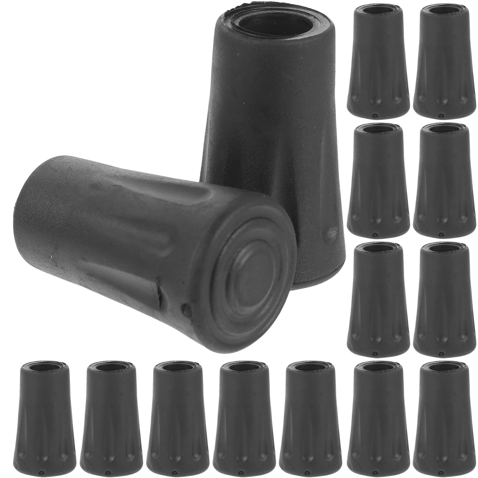 24 protectores de goma para la - Trekking Pole Rubber Tips Feet Replacement reseña y precio