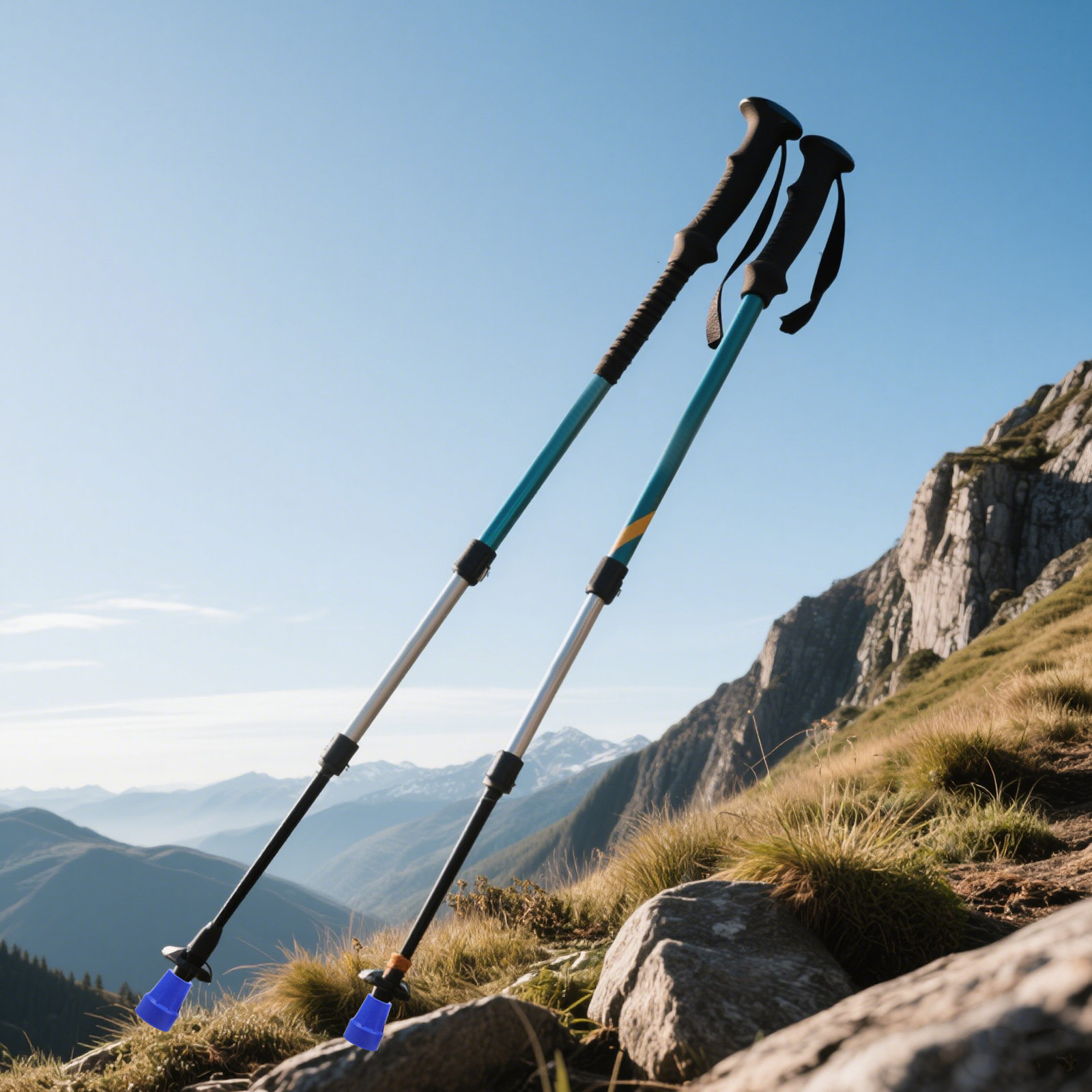 4 unidades de puntas de goma a - Trekking Pole Rubber Tips Feet Replacement reseña y precio